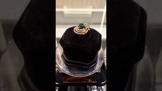 Silver American diamond ring unique model #silver  #shorts #video #viral