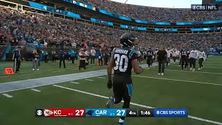 Chuba Hubbard Scores 2-PT Conversion - CHIEFS vs PANTHERS - 2024-25 NFL SEASON WEEK 12