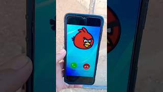 ANGRY BIRD ME HABLA POR TELEFONO  🤔🤔 #LLAMADAS #SHORTS