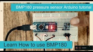 BMP180 pressure sensor Arduino tutorial