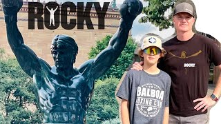 ROCKY CREED FILMING LOCATIONS Robby Retro & Son Rocky 1-V Rocky Balboa Creed Philadelphia 2023