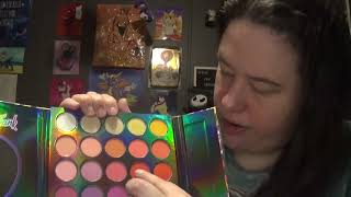 Swatching Lisa Frank Palette and Doing Your Make-up With It