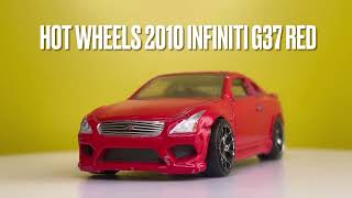 John316diecast Hot Wheels '10 Infiniti G37 2010 HW Premiere Red