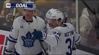 Toronto Maple Leafs Goals Vs Bruins Oct 26th 2024