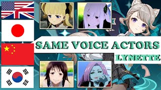 Genshin - Lynette ALL Language Voice Actors, Same Anime & Game Characters