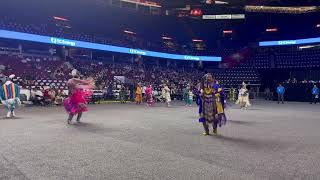 Golden Age Women Group 1 Calgary Stampede Powwow 2024