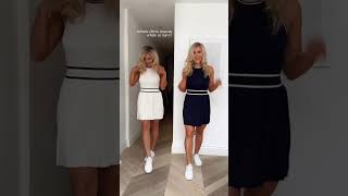 Dressing For The Tickets I Want! Wimbledon! 🎾Navy Or White? Tennis Dress Try On