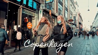 Visit These Streets in Copenhagen! City Center Tourist Attractions 🇩🇰 January 2022 Walking Tour 4k