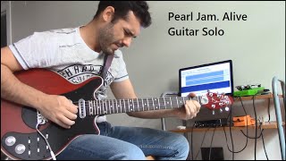 Pearl Jam. Alive - Guitar Solo. Brian May Guitar