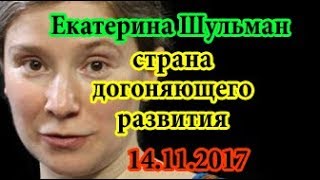 Екатерина Шульман Страна догоняющего развития 14 11 17 Статус