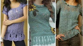 Top Trending Most Beautiful Crochet Tops / Blouse /Shirts pattern design / UK - US fashion trends