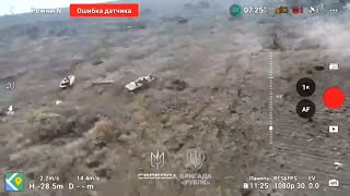 An Eagle Captures a Ukrainian Spotter Drone!