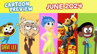 Every CARTOON MOVIE & SERIES in JUNE 2024 (Inside Out 2, Loud House, Craig of Creek, Big City Greens