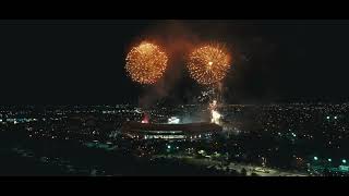 Inauguración De La liga Mexicana De Béisbol Mazatlán 2021- Fuegos Artificiales - Cinematic air 2