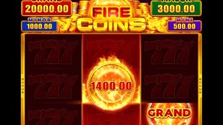 Fire coins losses and win