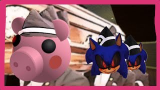 Piggy and sonic.exe coffin dance song (cover)@Ozyrys  #shorts