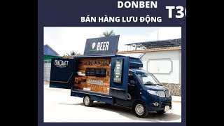 Giới thiệu xe tải nhỏ bán hàng lưu động|Xe tải Dongben T30 tại Cần Thơ 0833154451 Thịnh