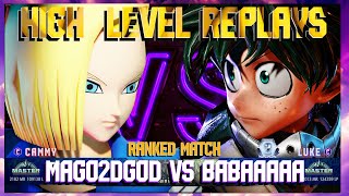 ***(MAGO2DGOD) Cammy vs (BABAAAAA) Luke Ranked Matches!***- Street Fighter 6 High Level Replays!!!