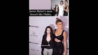 Justin Biebers Mom Doesn't Like Hailey #Shorts