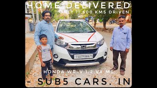 [SOLD] Honda WR-V 1.2 VX Getting Ready For Delivery at Sub5 Cars Best Used Cars in Hyderabad