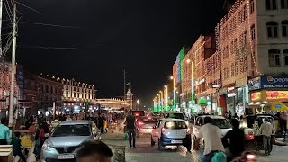 SMART CITY SRINAGAR AWESOME NIGHT LOOK | LAL CHOWK GHANTA GHAR NIGHT VIEW