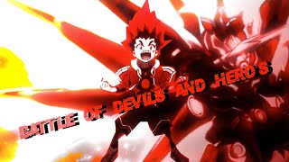 [BEYBLADE BURST SPARKING] [AMV] Sicso Vs Hyuga | Battle Of Devils and Hero’s | - Strike