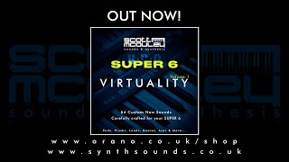 UDO Super 6 - Virtuality Vol.1  #custom #patches #sounds