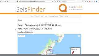 SeisFinder prototype demo 2017