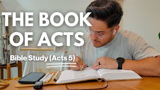 Daily Bible Study Book of Acts Chapter 5