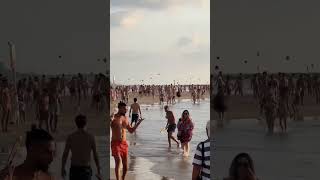 Tel Aviv beach paddle ball by Alex Farfuri