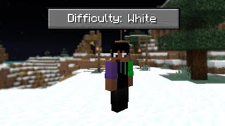 Minecraft, But, Watch Out, Because Any Other Color Than White Is Going To Kill You