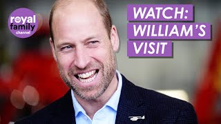 WATCH: Prince William Arrives in Belfast to Highlight Mission For Housing