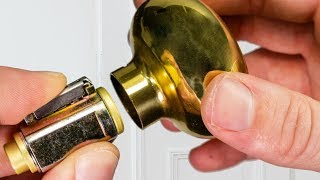 [330] How To Re-Install the Lock Cylinder to A Schlage Door Knob