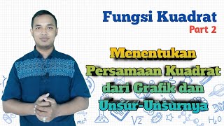 Menentukan Persamaan Kuadarat dari Grafik dan Unsur-Unsurnya - Persamaan Kuadrat Part 2