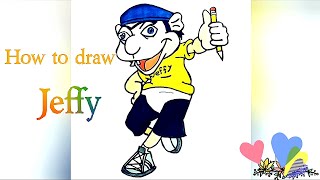 @EZDRAW | How to draw Jeffy  | Drawing for beginners step by step |