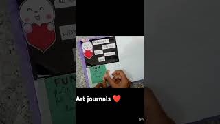 art journal aesthetic with homemade supply ❤️ #shorts #viral #cute #journal