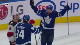 Toronto Maple Leafs Goals Vs Devils Nov 17th 2022