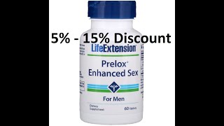 Discount - Life Extension, Prelox Enhanced Sex, For Men, 60 Tablets Review