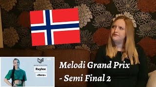 Eurovision Norway - Melodi Grand Prix 2021 - Semi Final 2 songs reaction