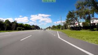 Drive Route 60 West: 27th Ave to 108th Ave, Vero Beach, Florida