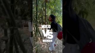 Aj to jungle mein, marte marte bache🫣🥶😱.  #wildvsman #villagevlog #wildlife