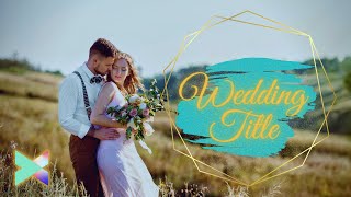 Golden Wedding Title in Filmora X Tutorial