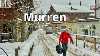 "Unbelievable Snowfall in Mürren, Switzerland: You Won't Believe Your Eyes!"