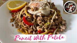 HOW TO COOK PANCIT WITH PATOLA || FILIPINO NOODLE DISH || RIBBED LOOFAH IN NOODLES