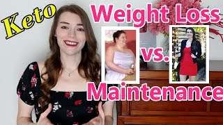 KETO: Weight Loss vs. Maintenance! (Tips and Tricks! Before and After)