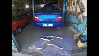 Subaru Impreza WRX STI / COBB Catback Exhaust & Invidia Downpipe