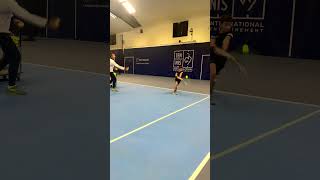 Tennis drills for adjustments steps and racket speed 🎾