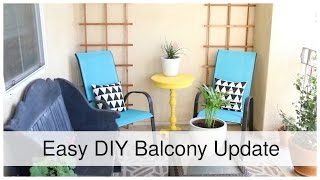 How to Easily Transform Your Balcony - DIY tips