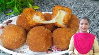 குழந்தைங்களுக்கு ரொம்ப புடிச்ச சுவையான cheese ball /cheese ball recipe in tamil/evening snacks