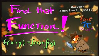 Find That Function! (Solving IMO style Functional Equations )